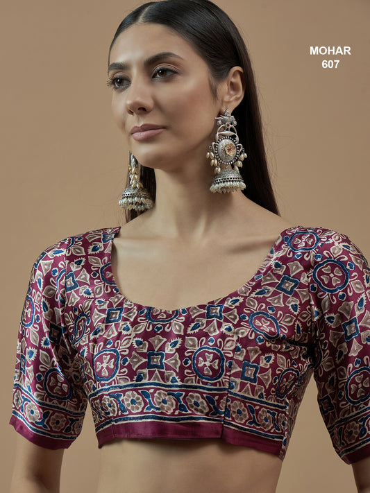 Mohar Traditional Plain Modal Silk Sarees