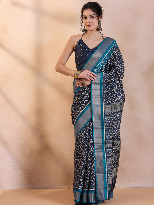 Shyama Holland Silk Saree