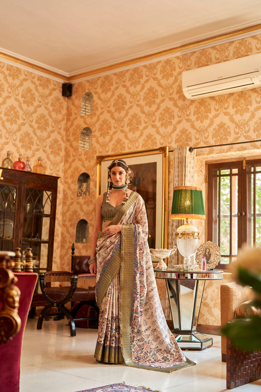 Exquisite Morpankh Saree