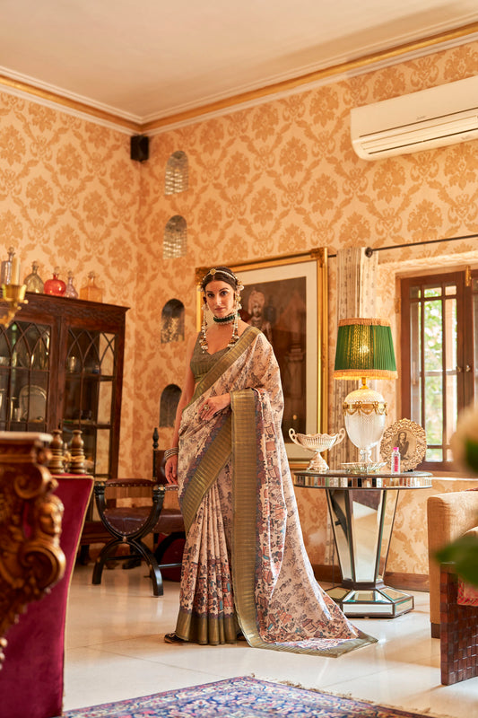 Exquisite Morpankh Saree