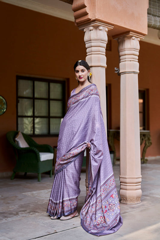 Whispering Nayantara Saree