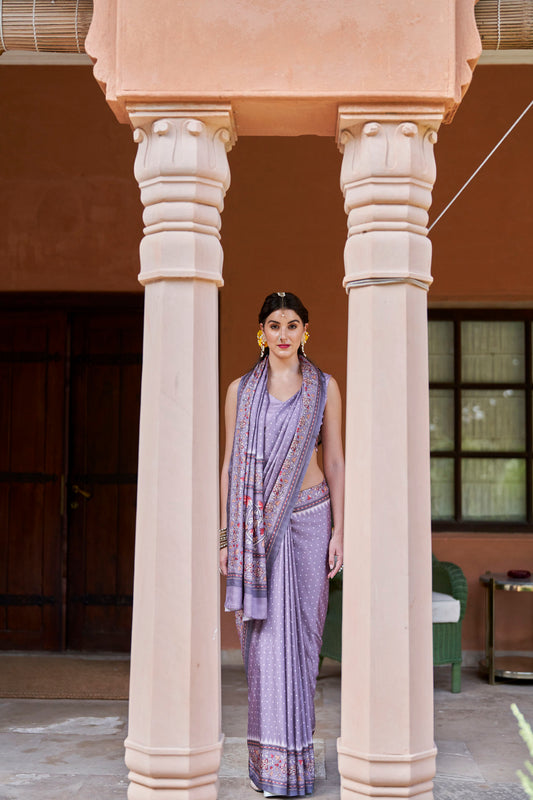 Whispering Nayantara Saree