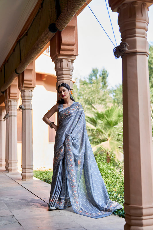 Midnight Nayantara Saree