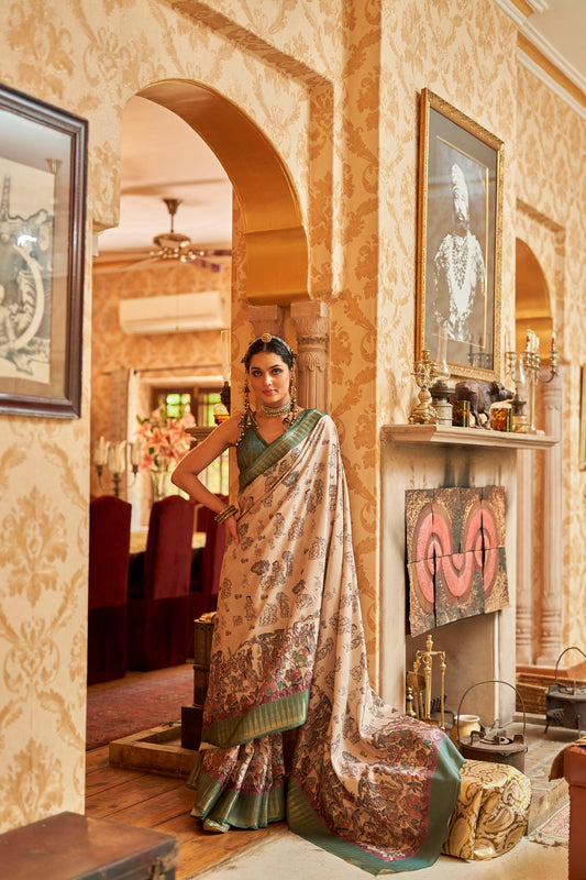 Enchanting Morpankh Saree
