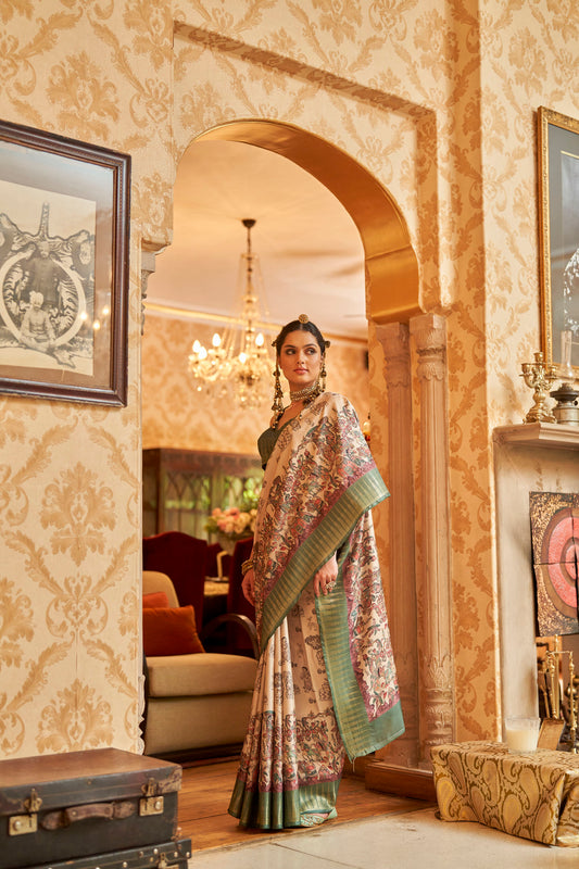 Enchanting Morpankh Saree