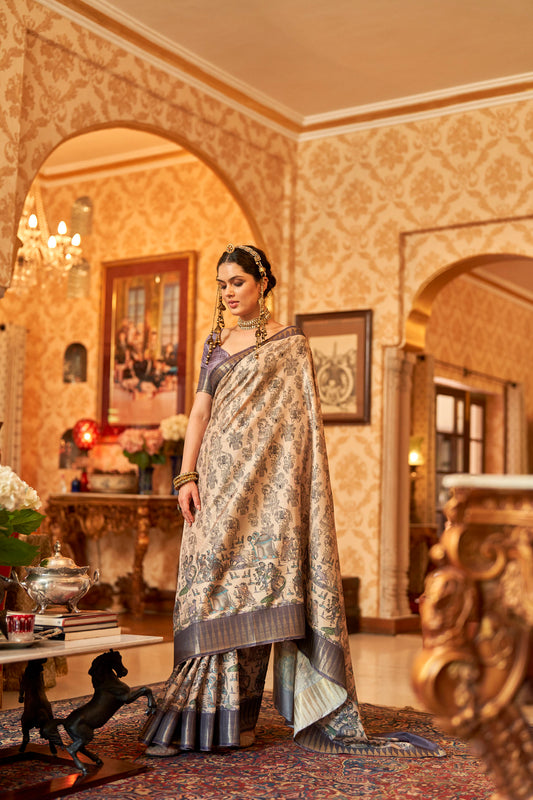 Enigma Morpankh Saree