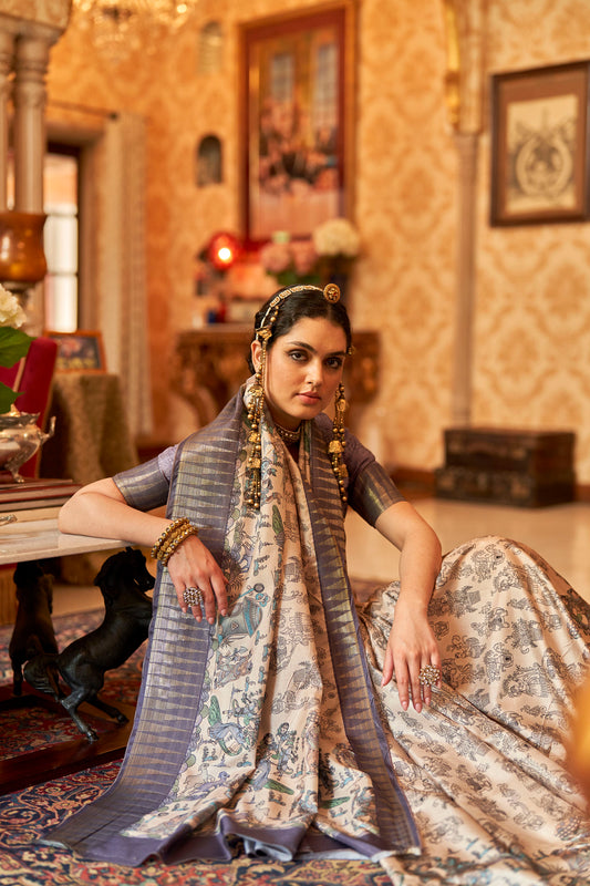 Enigma Morpankh Saree