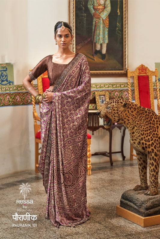 Pauranik Modal Saree